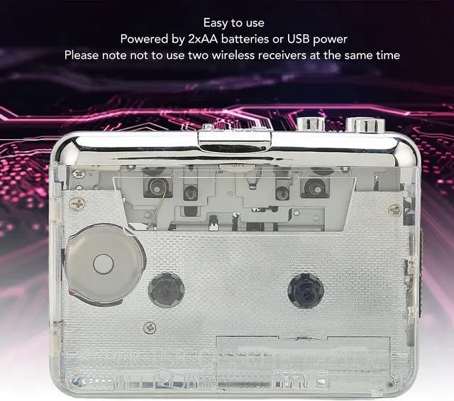 Alt view image 3 of 7 - ASHATA Portable Cassette Player, USB Cassette Tape to MP3 Converter, Audio Walkman Cassette Tape to Digital Converter Player, FM Radio Cassette Player with 3.5mm Headphone Jack