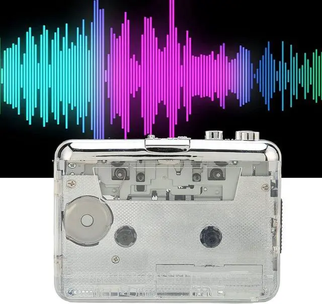 Alt view image 7 of 7 - ASHATA Portable Cassette Player, USB Cassette Tape to MP3 Converter, Audio Walkman Cassette Tape to Digital Converter Player, FM Radio Cassette Player with 3.5mm Headphone Jack