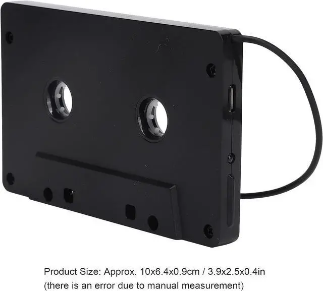 Alt view image 6 of 7 - Car Bluetooth Cassette Adapter Control Box Adaptor MP3 Player Audio Converter with USB Charging LED Indicator 10m Distance