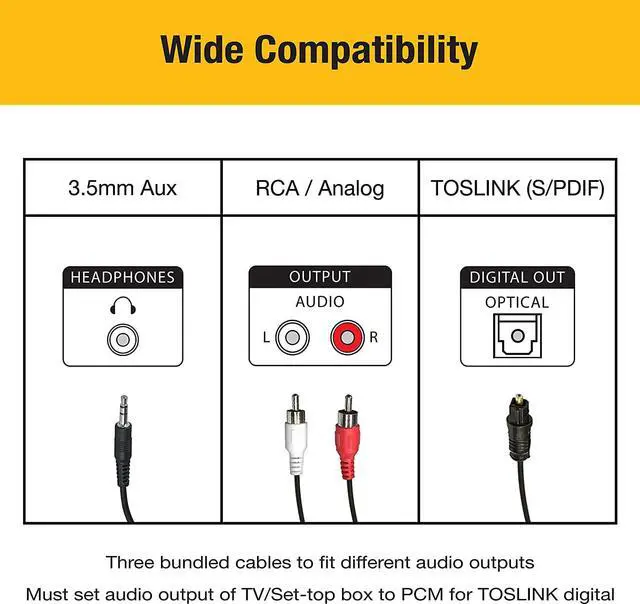 Alt view image 4 of 6 - HomeSpot Wireless Neckband Headphones for TV Watching with Bluetooth 5.3 aptX LL Transmitter No Delay Lightweight High Volume Ideal for Seniors 3.5mm Aux RCA TOSLINK Optical