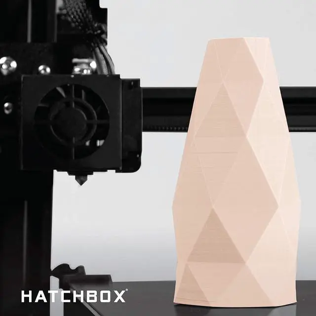 Alt view image 7 of 7 - HATCHBOX 1.75mm Beige PLA 3D Printer Filament, 1 KG Spool, Dimensional Accuracy +/- 0.03 mm, 3D Printing Filament