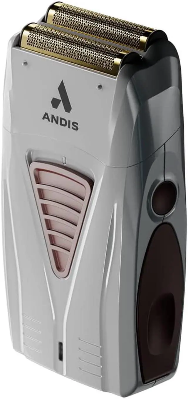 Alt view image 4 of 7 - Andis TS-1 17235 Pro Foil Lithium Titanium Foil Shaver, Cord/Cordless, Smooth Shaving Cordless Shaver with Charger, Gray