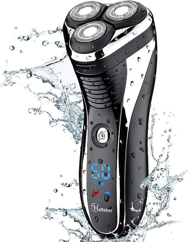 Main image of Hatteker Electric Shaver Rotary Razor Men Cordless Beard Trimmer Pop-Trimmer Waterproof
