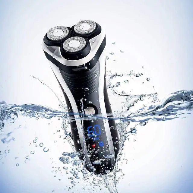 Alt view image 7 of 7 - Hatteker Electric Shaver Rotary Razor Men Cordless Beard Trimmer Pop-Trimmer Waterproof