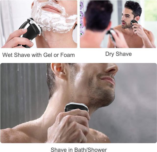 Electric Razor MAX-T Men's Electric Shaver Cordless Rechargeable