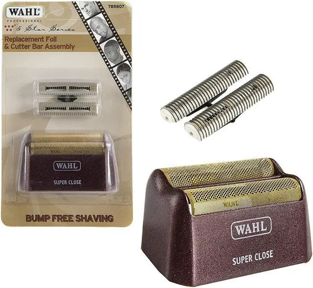 Main image of Wahl Professional 5 Star Series Shaver Shaper Replacement Foil & Cutter Bar Assembly, Super Close, Gold