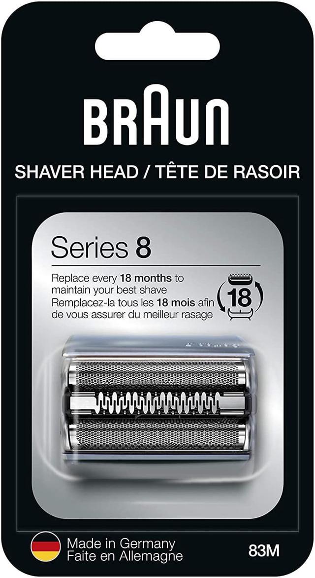 Braun Series 8 Electric Shaver Replacement Head - 83M - Compatible with Electric  Razor 8370cc, 8340s, 8350s 