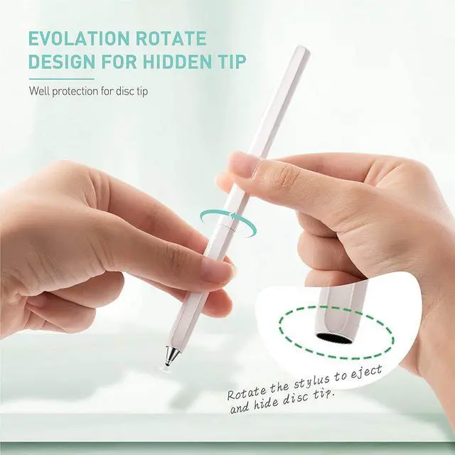 Alt view image 3 of 7 - Stylus Pens, Universal High Sensitive & Precision Capacitive Disc Tip Touch Screen Pen Stylus for iPhone/iPad/Pro/Samsung/Galaxy/Tablet/Kindle/Computer/FireTablet