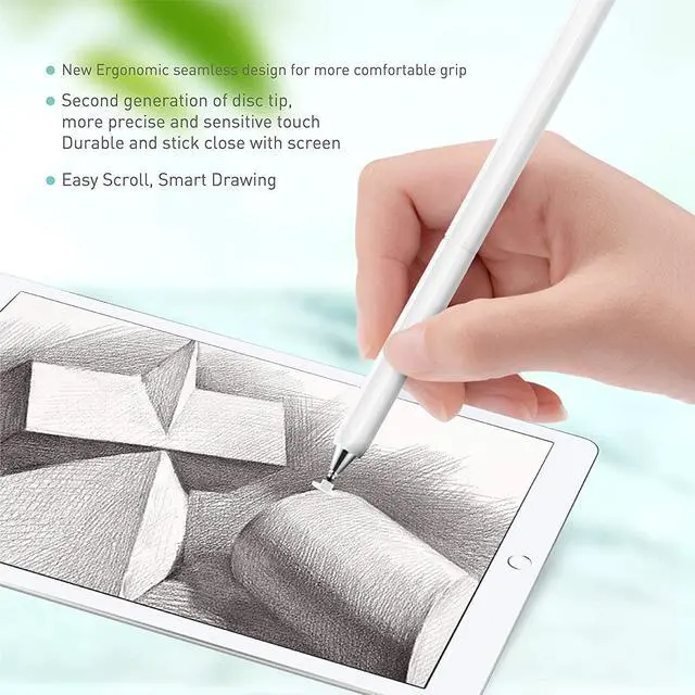 Alt view image 4 of 7 - Stylus Pens, Universal High Sensitive & Precision Capacitive Disc Tip Touch Screen Pen Stylus for iPhone/iPad/Pro/Samsung/Galaxy/Tablet/Kindle/Computer/FireTablet