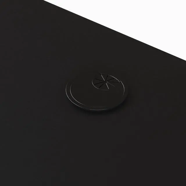 Alt view image 7 of 7 - Flash Furniture Fisher Gaming Desk - Black Ergonomic Computer Desk - 51.5" Gamers Table with Cup Holder and Headphone Hook