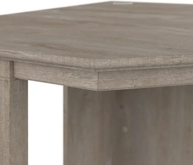 Alt view image 7 of 7 - Bush Furniture Key West Small Corner Desk, Washed Gray