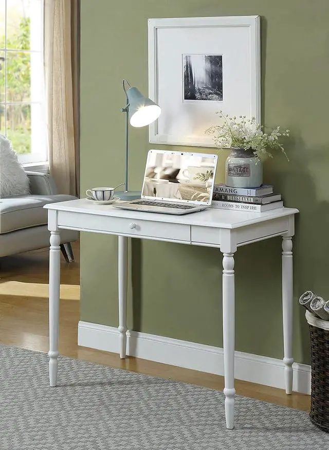 Alt view image 2 of 5 - Convenience Concepts French Country Desk, White