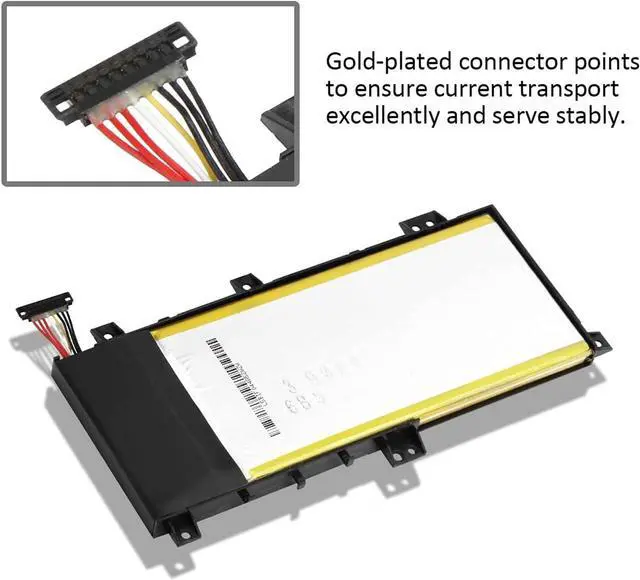 Alt view image 4 of 6 - C21N1333 C21NI333 Laptop Battery Replacement for Asus Transformer Book Flip TP550 R554L TP550L TP550LA TP550LD TP550LJ 0B200-00860400(7.5V 38Wh)