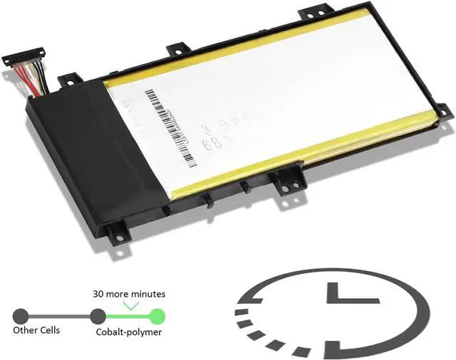 Alt view image 6 of 6 - C21N1333 C21NI333 Laptop Battery Replacement for Asus Transformer Book Flip TP550 R554L TP550L TP550LA TP550LD TP550LJ 0B200-00860400(7.5V 38Wh)