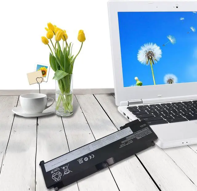 Alt view image 6 of 6 - 01AV406 Laptop Battery Replacement for ThinkPad T460S T470S Series Notebook Internal SB10J79003 00HW038 00HW025 00HW024 01AV462 01AV405 01AV407 01AV408 Black 27WH Desktop 3-Cell