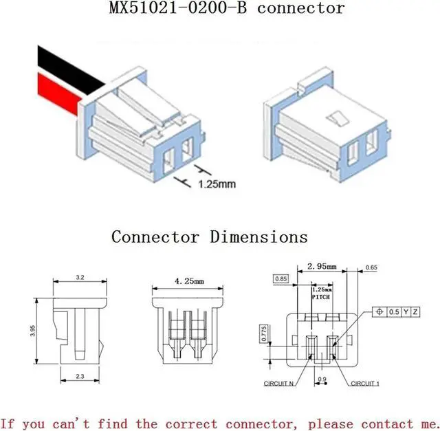 Alt view image 3 of 6 - 5PCS CMOS Battery for Intel NUC Laptop Backup PS2 PS3 BIOS RTC CR2032 Battery with 2 Wire Cable and Connector
