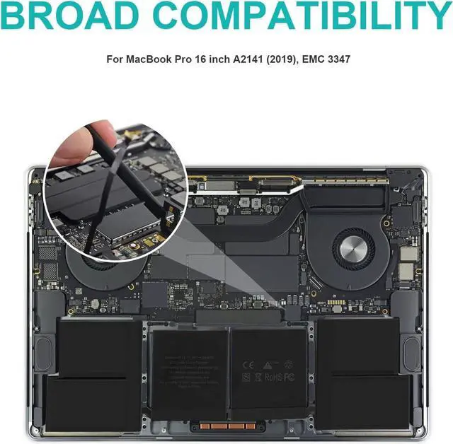 Alt view image 6 of 7 - Fancy Buying A2113 A2141 Laptop Battery Compatible with MacBook Pro 16-inch A2141(2019 Version) EMC 3347,fits MVVJ2xx/A MVVK2xx/A MVVL2xx/A MVVM2xx/A