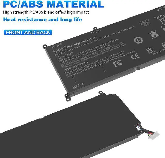Alt view image 7 of 7 - ASUNCELL LP03XL Replacement Laptop Battery Compatible with HP Envy M6-P M6-P113DX M6-P013DX Envy 15T-AE 15T-AE000 HSTNN-DB7C 807417-005 807211-241