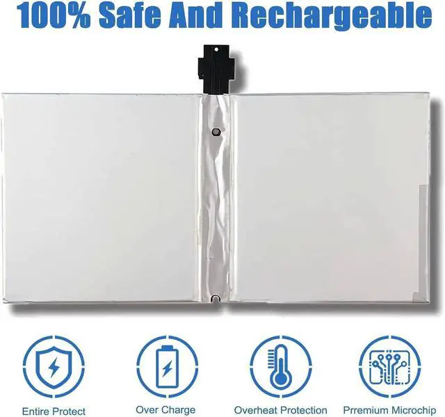 Alt view image 6 of 6 - Dentsing DYNR01 G3HTA027H Laptop Battery Compatible with Microsoft Surface Pro 4 1724 Tablet G3HTA026H 7.5V 38.2Wh 5087mAh with Tools