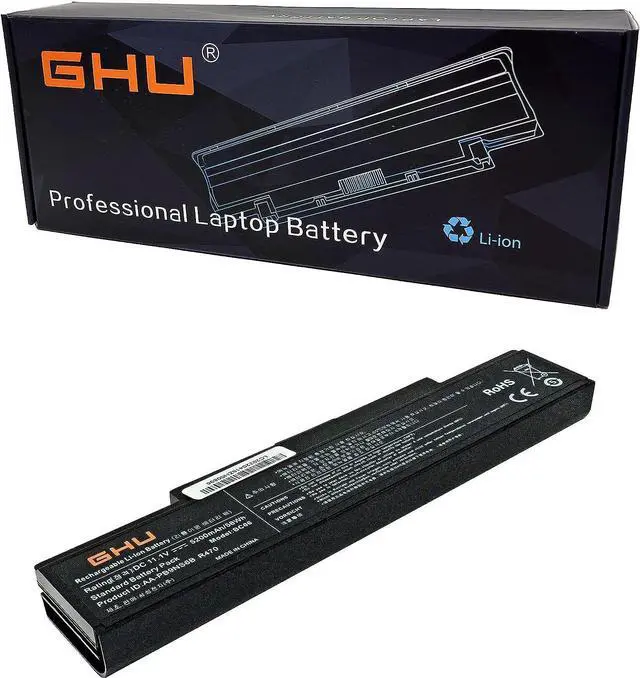 Main image of GHU New Battery AA-PB9NC6B 58 Wh for Samsung R429 R465 R465H R466 R520H R522H R530 AA-PB9MC6B AA-PB9NC6W AA-PB9NS6B R720 AA-PB9MC6W AA-PB9NC5B AA-PB9NC6B AA-PB9NC6W/E AA-PB9NS6B PB9NS6B AA-PB9NS6W
