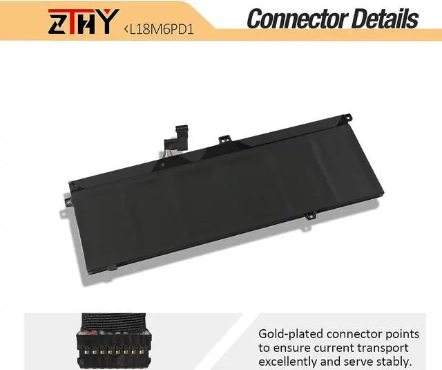 Alt view image 4 of 7 - ZTHY L18M6PD1 Laptop Battery Replacement for Lenovo ThinkPad X395 X390 X13 1st Gen 2020 Series L18M6PD2 L18C6PD1 L18D6PD1 02DL017 02DL018 02DL019 02DL020 5B10W13926 5B10W13923 5B10W13924 11.46V 48Wh