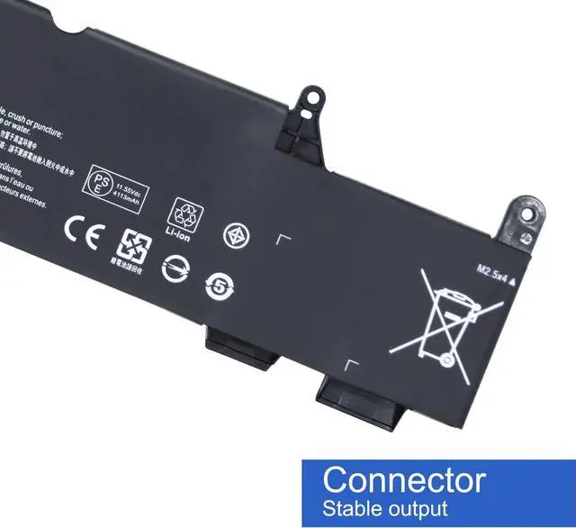 Alt view image 3 of 5 - SS03XL 933321-855 Laptop Battery for Hp EliteBook 840 G5 G6,EliteBook 730 735 740 745 830 846 G5,EliteBook 735 745 830 G6,ZBook 14U G5 G6 HSN-I13C-4 932823-421 933321-852 932823-1C1 HSTNN-LB8G