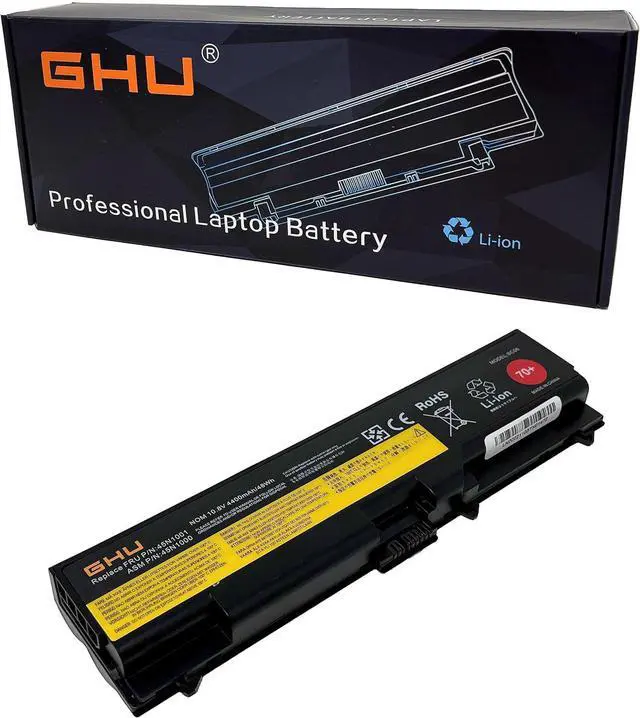 Main image of GHU New Battery 70+ 48 WH 0A36302 0A36303 45N1001 Compatible with Lenovo Thinkpad T410 T420 T430 T510 W530 W510 W520 L410 L420 L430 42T4751 45N1005 42T4235 45N1011 42T4757 42T4737 42T4753 42T4791