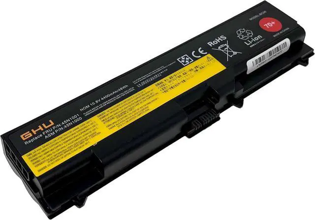 Alt view image 2 of 7 - GHU New Battery 70+ 48 WH 0A36302 0A36303 45N1001 Compatible with Lenovo Thinkpad T410 T420 T430 T510 W530 W510 W520 L410 L420 L430 42T4751 45N1005 42T4235 45N1011 42T4757 42T4737 42T4753 42T4791