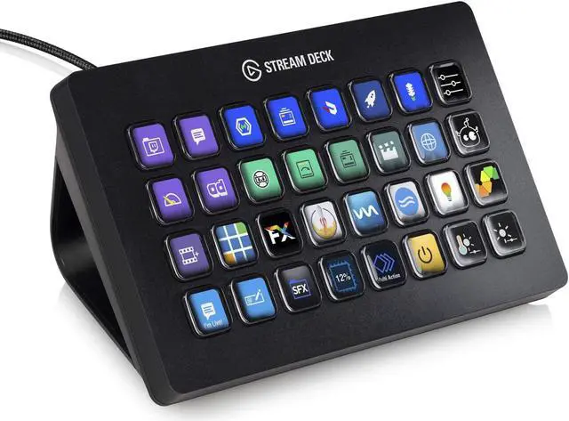Main image of Elgato Stream Deck XL - Advanced Stream Control with 32 Customizable LCD Keys, for Windows 10 and macOS 10.13 or Later (10GAT9901)