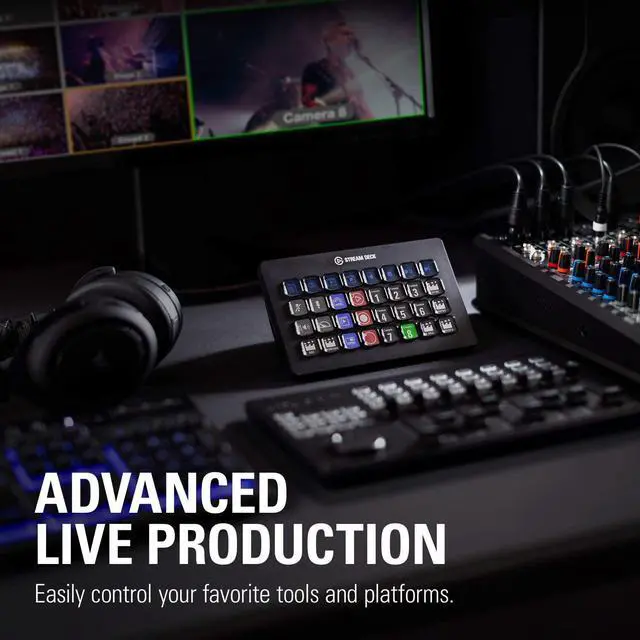 Alt view image 6 of 7 - Elgato Stream Deck XL - Advanced Stream Control with 32 Customizable LCD Keys, for Windows 10 and macOS 10.13 or Later (10GAT9901)