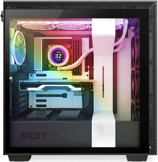 Alt view image 7 of 7 - NZXT Kraken Z73 RGB 360mm - RL-KRZ73-R1 - AIO RGB CPU Liquid Cooler - Customizable LCD Display - Improved Pump - Powered by CAM V4 - RGB Connector - AER RGB 2 120mm Radiator Fans (3 Included) White