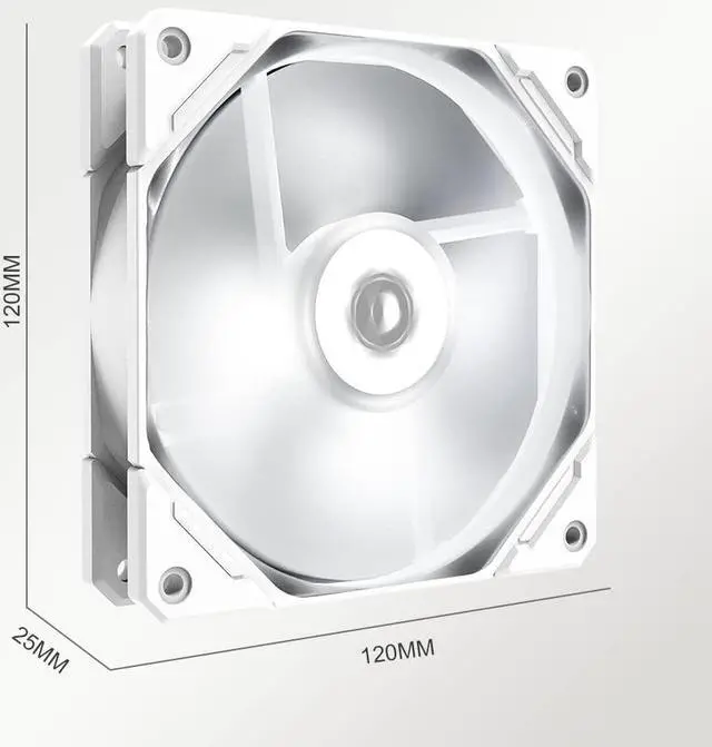 Alt view image 3 of 7 - ID-COOLING FROSTFLOW X 240 Snow CPU Water Cooler LGA1700 Compatible AIO Cooler 240mm CPU Liquid Cooler White LED 2x120mm PWM Fans, Intel 1700/1200/115X, AMD AM4