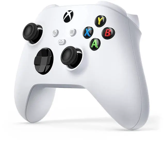 Alt view image 4 of 7 - Xbox Core Wireless Controller  Robot White