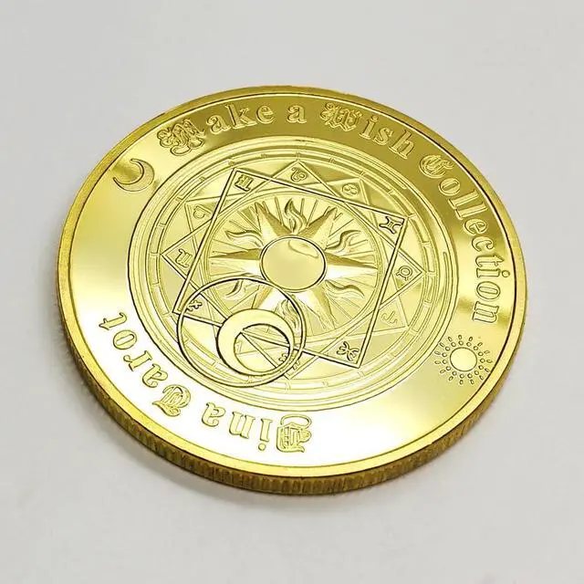 Alt view image 3 of 7 - Tarot Lucky Coin Constellation Collectible Coin Gift Sun Moon Divination  Challenge Coins Souvenirs