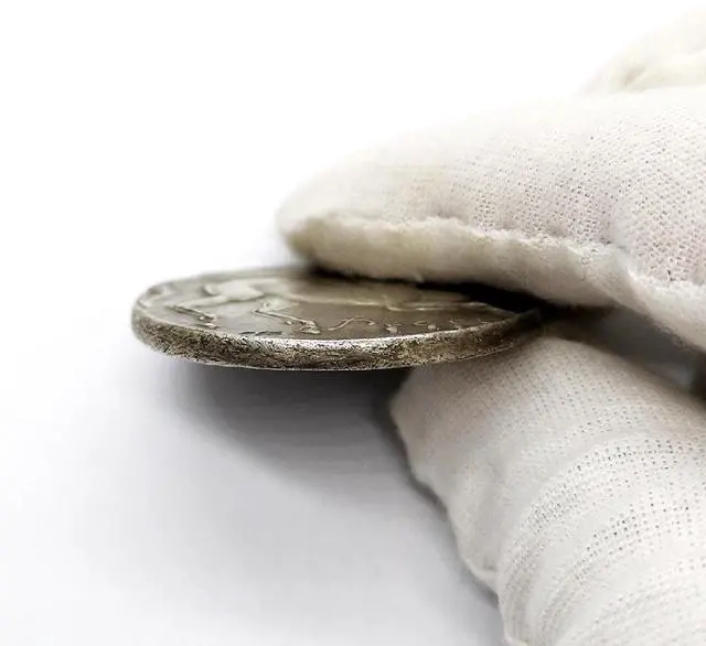 Alt view image 6 of 7 - Ancient Greek Pegasus Coin of Corinth - 38mm Brass Replica with Athena & Winged Horse Design | Collectible for Mythology Enthusiasts (Silver)