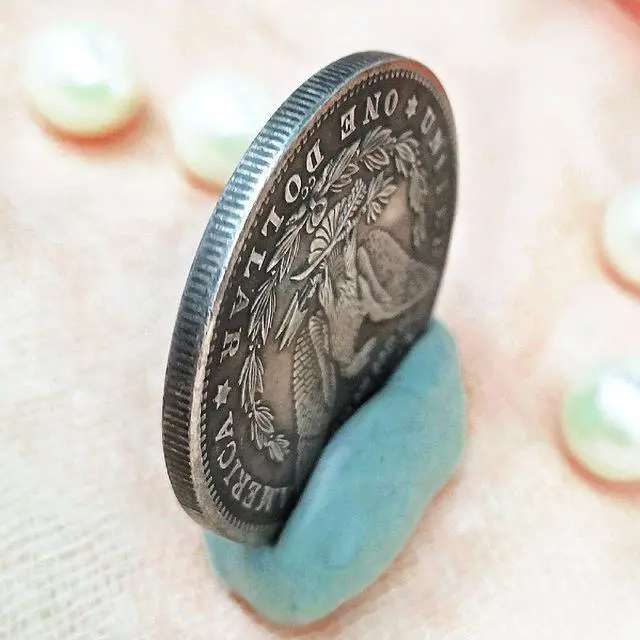 Alt view image 7 of 7 - Sexy Girl Coin Challenge Coin US One Dollar Hobo Art Coin