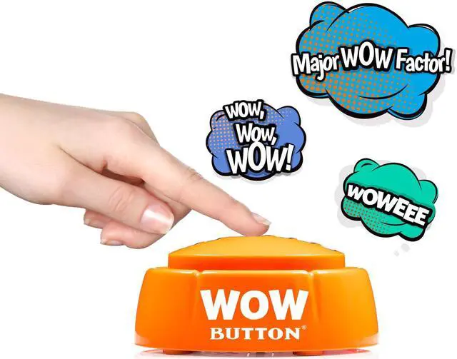 Alt view image 5 of 7 - WOW Button - Pressing This Button is a Blast! Brighten up Your Desk Space!
