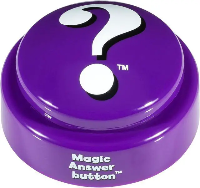 Main image of Magic Answer button - Fortune Telling Novelty Toy Fun! The Answers You Seek When The Button Speaks