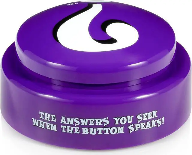 Alt view image 6 of 7 - Magic Answer button - Fortune Telling Novelty Toy Fun! The Answers You Seek When The Button Speaks