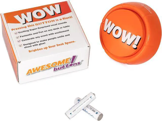 Alt view image 7 of 7 - WOW Button - Pressing This Button is a Blast! Brighten up Your Desk Space!