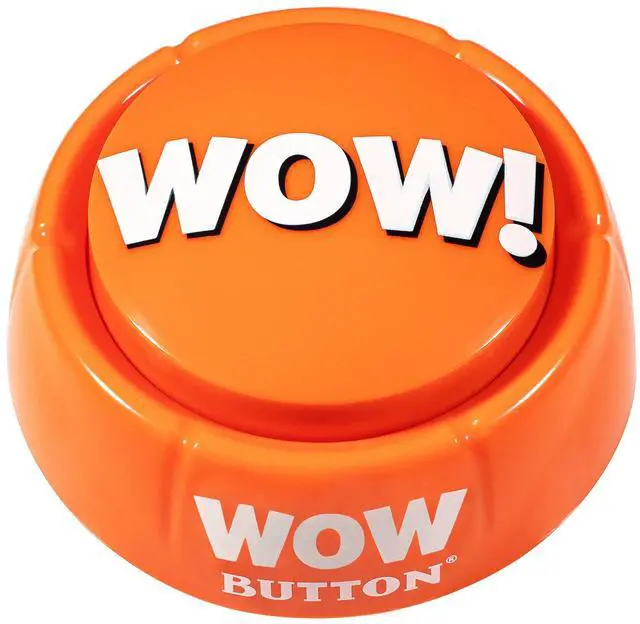 Main image of WOW Button - Pressing This Button is a Blast! Brighten up Your Desk Space!
