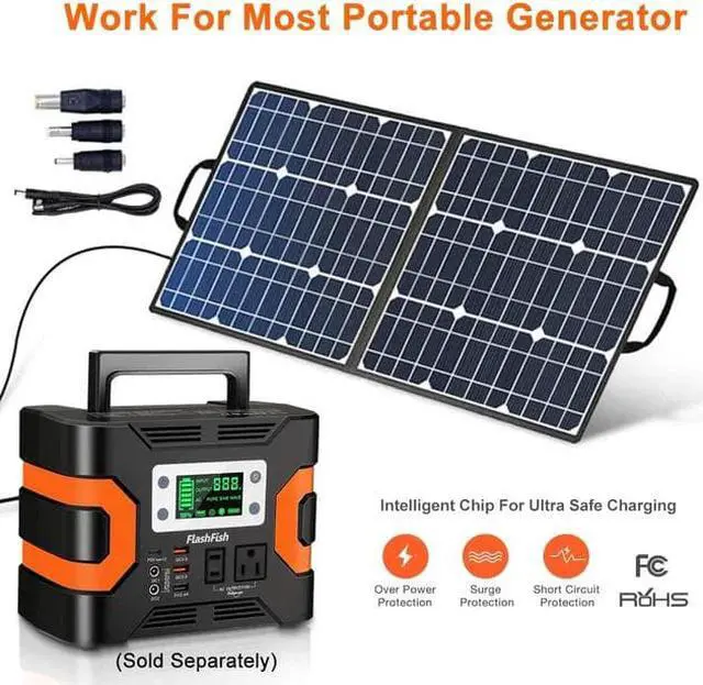 Alt view image 3 of 7 - 100W 18V Portable Solar Panel
