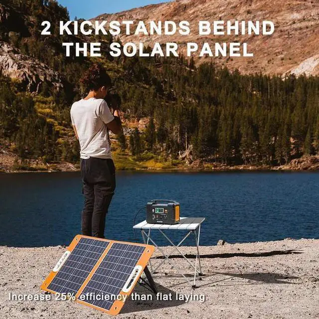 Alt view image 5 of 7 - 18V/60W Foldable Solar Panel