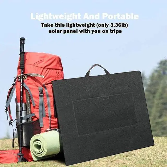 Alt view image 5 of 7 - 50W 18V Foldable Solar Panel