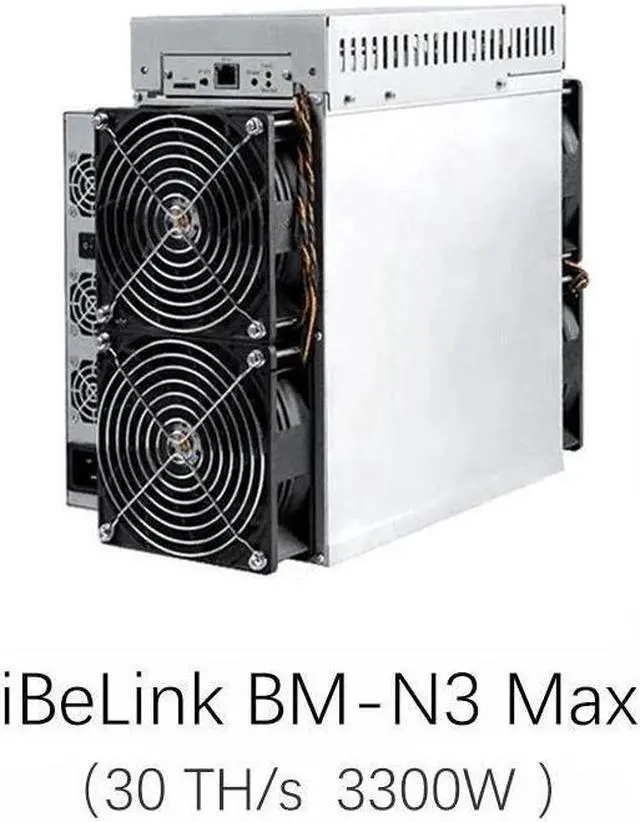 Main image of IBeLink BM-N3 MAX Nervos CKB Miner 30TH/s 3300W Asic Crypto Mining Hardware