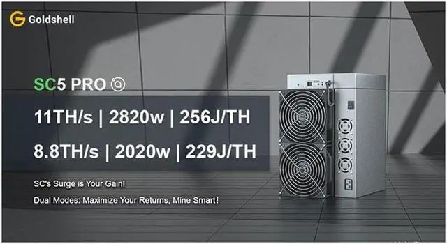 Alt view image 7 of 7 - SC5 Pro 11TH/s 2820W (SC) with 2820W Consumption