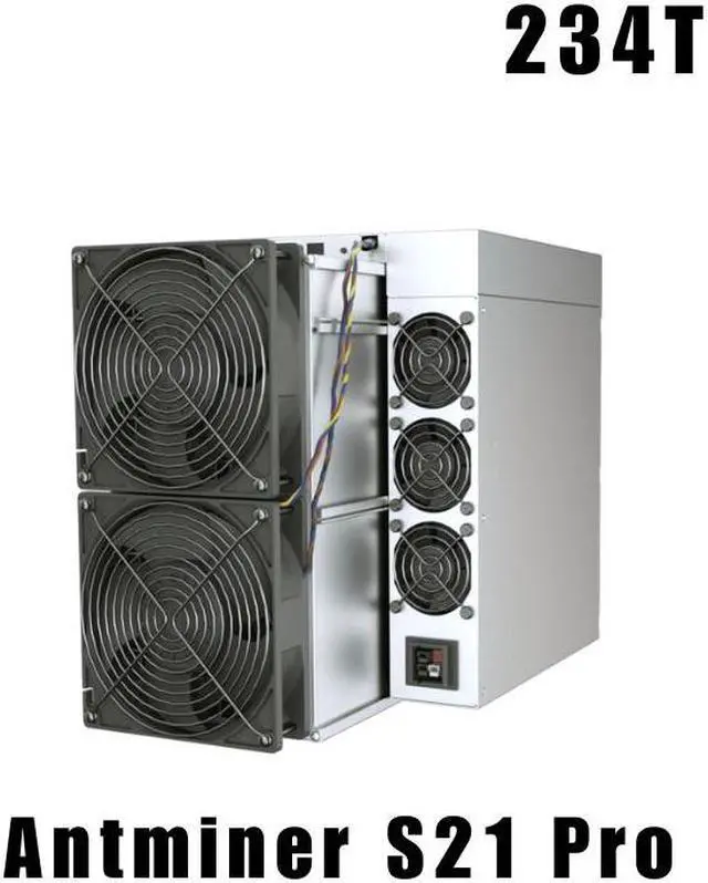 Main image of Bitmain Antminer S21 Pro Bitcoin Miner (234Th/s)