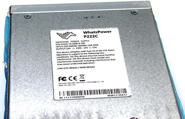 Alt view image 3 of 3 - Whatsminer P222C PSU
