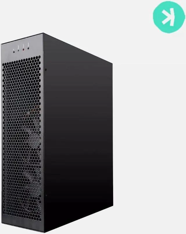 Alt view image 6 of 7 - Gold-shell E-KA1M Kaspa Miner 5.5Th/s 1800W power consumption
