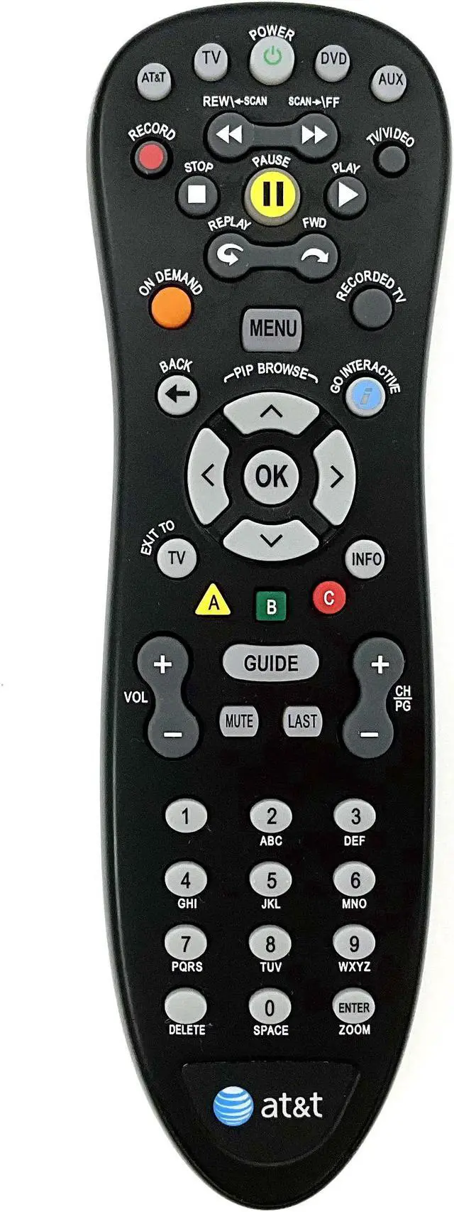 Main image of Replacement Remote Control for AT&T S10-S1 | Compatible with TVs, Cable Boxes & Audio Devices | Universal Entertainment Remote | Easy Setup | 1 Pack